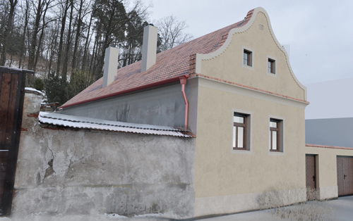 Reconstruction of a listed building in Bechyně